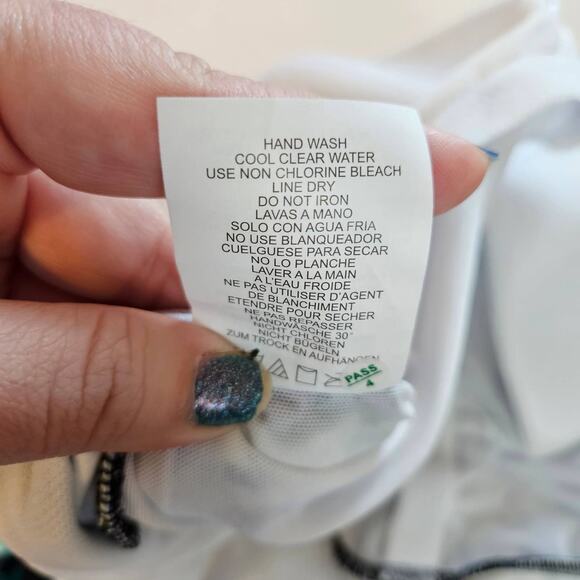 Swim Solutions Waist Minimizer Off the Shoulder One Piece Swimsuit Women's 18 - Picture 7 of 11